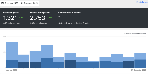 Website Statistik samutri.de 2025