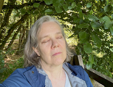 Pause im Wald am 18. Mai